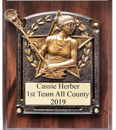 PDU810 - 8 X 10 Lacrosse Plaque